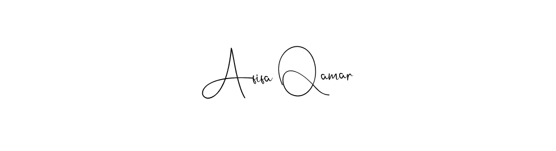 The best way (Andilay-7BmLP) to make a short signature is to pick only two or three words in your name. The name Afifa Qamar include a total of six letters. For converting this name. Afifa Qamar signature style 4 images and pictures png